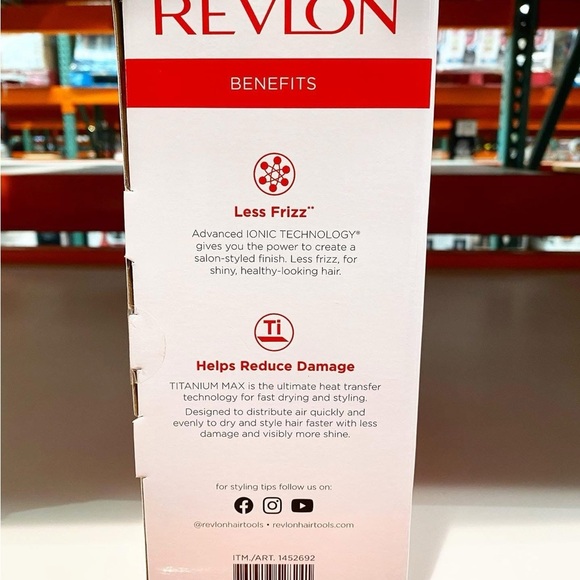Revlon One-Step Volumizer Blowdry Brush Titanium Max Edition, Costco Exclusive - Picture 8 of 14